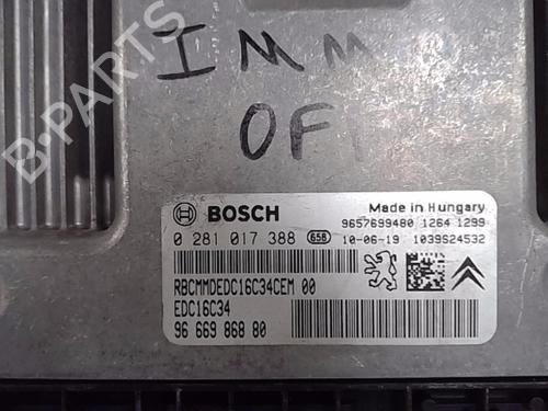 Engine control unit (ECU) CITROËN C3 I (FC_, FN_)  | BP13842525M57 