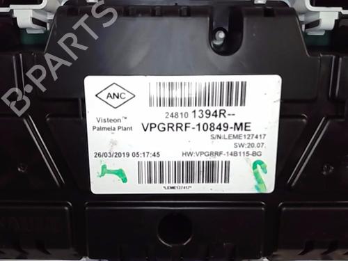 Used Instrument cluster Instrument cluster RENAULT CAPTUR I (J5_, H5_) 1.3 TCe 150 (J5NK, J5JS) (150 hp) 13858767 13858767