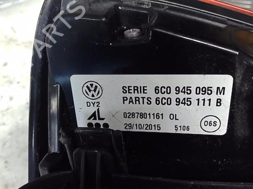 Used Left taillight VW POLO V (6R1, 6C1) 1.2 TSI 16V (90 hp) 18122790