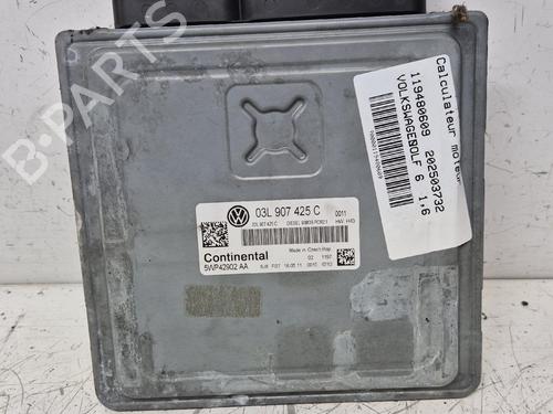 Engine control unit (ECU) VW GOLF VI (5K1) | BP37276395M57 - Image 3