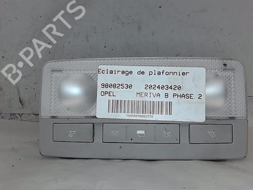 Plafoniera OPEL MERIVA B MPV (S10) 1.4 (75) (120 hp) 23099581