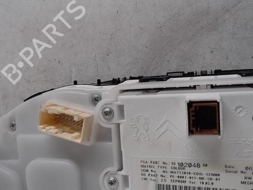 Instrument cluster PEUGEOT 2008 I (CU_) 1.2 THP 110 / PureTech 110 | BP16252580C47 
