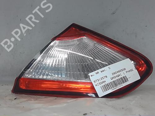 Used Right tailgate light NISSAN QASHQAI / QASHQAI +2 I (J10, NJ10, JJ10E) 1.5 dCi (110 hp) 22224474