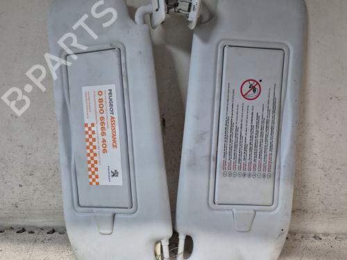 Used Left sun visor PEUGEOT 208 I (CA_, CC_) 1.4 VTi (95 hp) 25250655