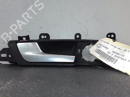 Used Rear left interior door handle AUDI A3 Sportback (8PA) 2.0 TFSI (200 hp) 13830000