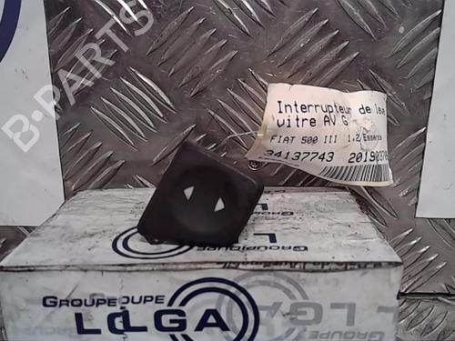 Used Left front window switch FIAT 500 (312_) 1.2 (312AXA1A) (69 hp) 13862239