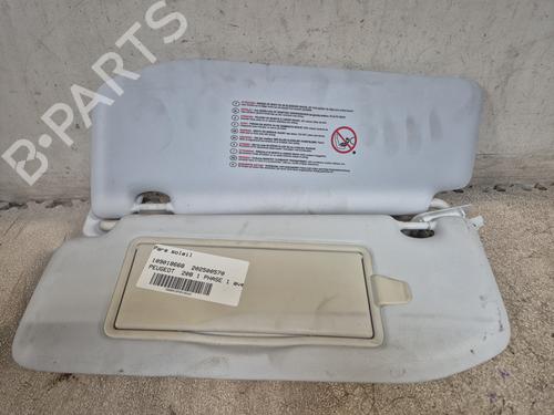 Used Left sun visor PEUGEOT 208 I (CA_, CC_) 1.6 HDi (92 hp) 27489508