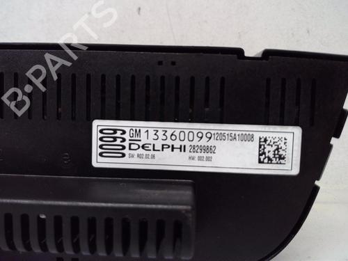 Climate control OPEL MERIVA B MPV (S10) 1.4 (75) | BP13847827I5