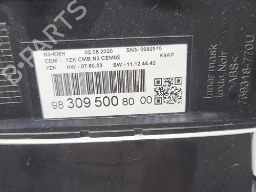 instrument-cluster-peugeot-partner-box-bodympv-k9-2018-36834641 main image