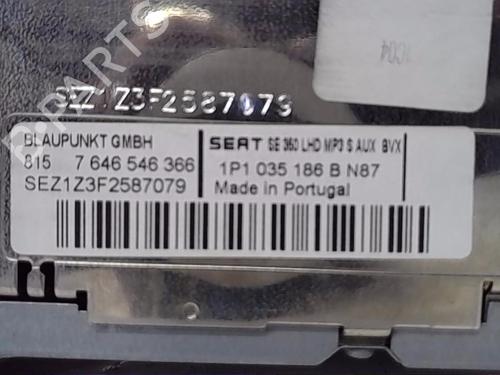 Radio SEAT LEON (1P1) 2.0 TDI | BP13844515E6 