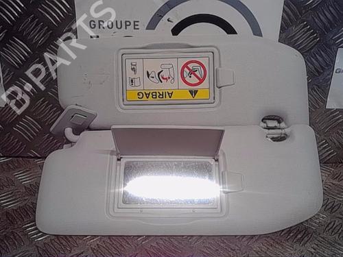 Used Left sun visor PEUGEOT 208 I (CA_, CC_) 1.0 VTi (68 hp) 13858641