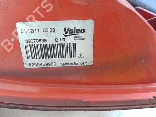 Used Right taillight RENAULT CLIO III (BR0/1, CR0/1) 1.5 dCi (BR0H, CR0H, CR1S, BR1S) (106 hp) 20508298