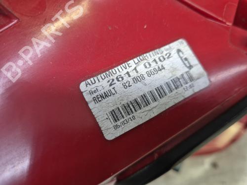 Left taillight RENAULT CLIO III (BR0/1, CR0/1)  | BP29739318C34 