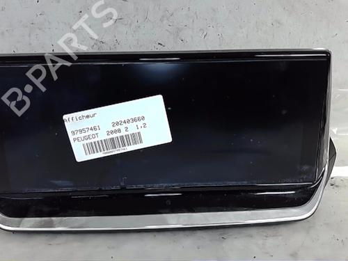 Multifunctionele display PEUGEOT 2008 II (UD_, US_, UY_, UJ_, UR_, UC_) [2019-2025]  22375220