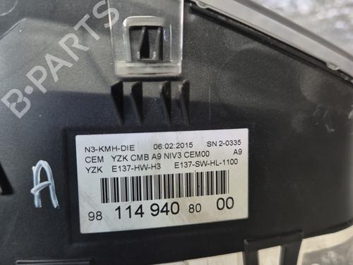 Instrument cluster PEUGEOT 208 I (CA_, CC_) 1.6 HDi | BP30163819C47