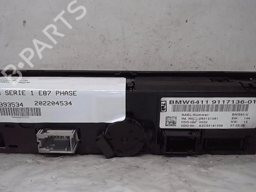 Climate control BMW 1 (E87) 120 d | BP13832672I5 