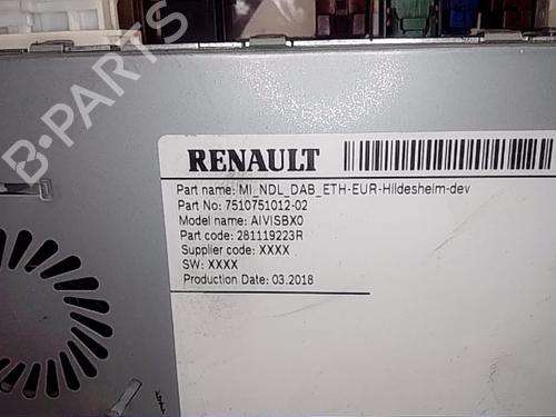 Radio RENAULT ESPACE V (JR_) 2.0 Blue dCi 160 (JRAM) | BP13856343E6 