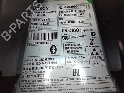 Radio SMART FORFOUR Hatchback (453) 1.0 (453.042, 453.043) | BP19416966E6 