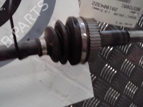 Left rear driveshaft RENAULT KADJAR (HA_, HL_) 1.6 dCi 130 (HLA4) | BP13863835M40 