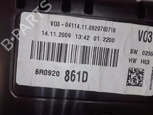Instrument cluster VW POLO V (6R1, 6C1)  | BP13847912C47 