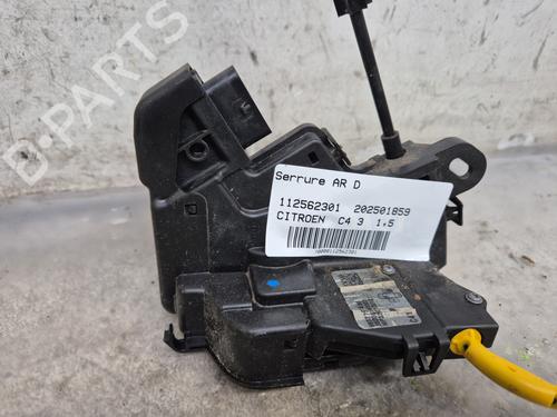 Used Rear right lock CITROËN C4 III (BA_, BB_, BC_) 1.5 BlueHDi 130 (BBYHZB) (131 hp) 29621113