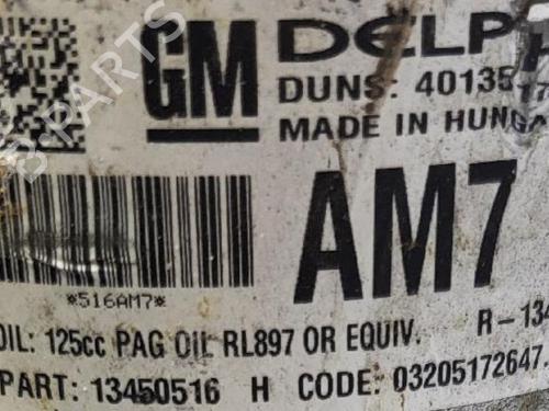 AC compressor OPEL MERIVA B MPV (S10) 1.6 CDTI (75) | BP37150033M34 - Image 6