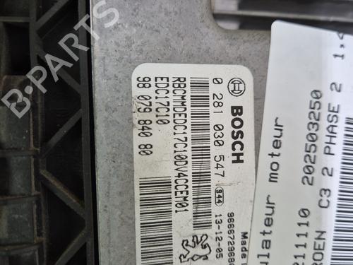 Engine control unit (ECU) CITROËN C3 II (SC_) 1.4 HDi 70 (SC8HZC, SC8HR0, SC8HP4) | BP29739231M57