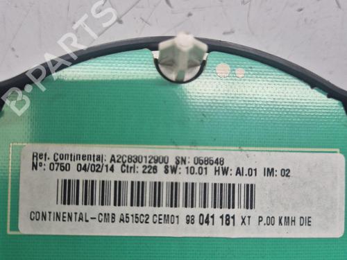 Instrument cluster CITROËN C3 II (SC_) 1.6 HDi | BP38526881C47 - Image 3