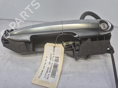 Used Front left exterior door handle ALFA ROMEO GIULIETTA (940_) 1.6 JTDM (940FXD1A) (105 hp) 31347490