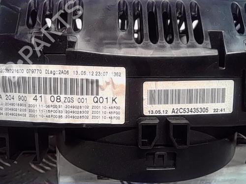 Instrument cluster MERCEDES-BENZ C-CLASS (W204) C 220 CDI (204.002) | BP13858546C47 