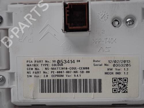 Instrument cluster PEUGEOT 2008 I (CU_) 1.6 HDi | BP16251839C47 