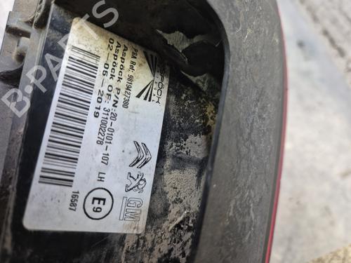 Left taillight PEUGEOT PARTNER Box Body/MPV (K9)  | BP30139661C34 