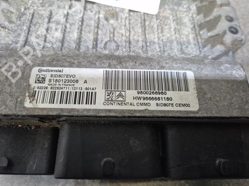Engine control unit (ECU) PEUGEOT 5008 (0U_, 0E_) 1.6 HDi | BP30714468M57