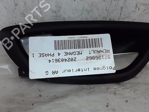 Venstre bagtil invendig håndtag RENAULT MEGANE IV Hatchback (B9A/M/N_) 1.8 RS TCe 280 (B9M6) (279 hp) 22018347