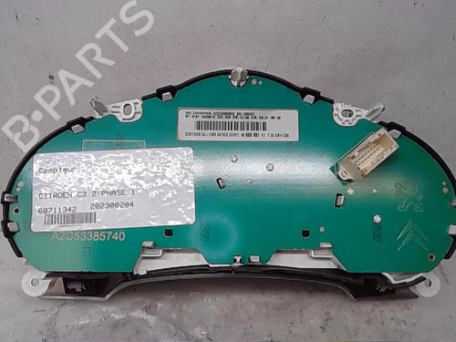Used Instrument cluster CITROËN C3 II (SC_) 1.4 (73 hp) 13831660
