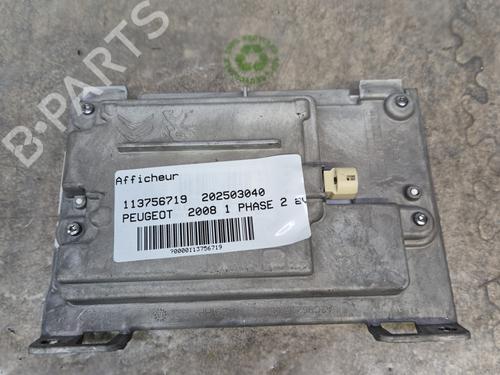 Display monitor PEUGEOT 2008 I (CU_) 1.5 BlueHDI 100 | BP29739351C48 