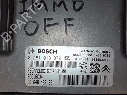 Used Engine control unit (ECU) PEUGEOT 308 I (4A_, 4C_) 1.6 HDi (90 hp) 13848172