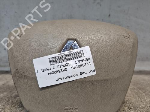 Used Driver airbag RENAULT SCÉNIC III (JZ0/1_) 1.5 dCi (110 hp) 29155247