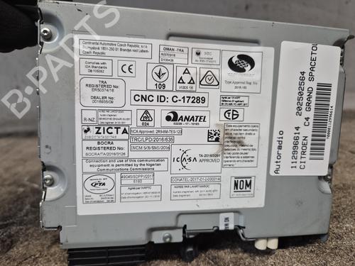 Radio CITROËN C4 SPACETOURER (3D_)  | BP29379680E6 