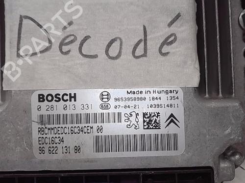 Used Engine control unit (ECU) PEUGEOT 307 (3A/C) 1.6 HDi 110 (109 hp) 13839908