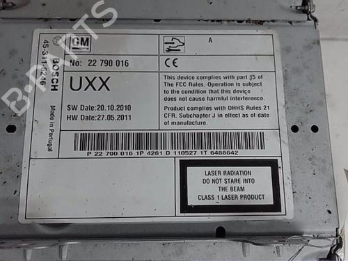 Used Radio OPEL ASTRA J (P10) 1.7 CDTI (68) (110 hp) 13836077