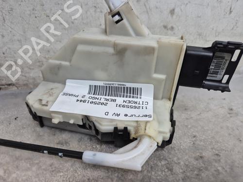 Używane Zamek drzwi przednich prawych CITROËN BERLINGO Box Body/MPV (B9) [2008-2025]  29643960