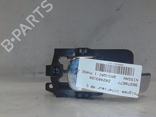 Used Rear left interior door handle NISSAN QASHQAI / QASHQAI +2 I (J10, NJ10, JJ10E) [2006-2014]  21797573