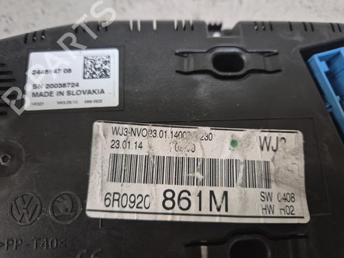 Instrument cluster VW POLO V (6R1, 6C1) 1.6 TDI | BP26014440C47 