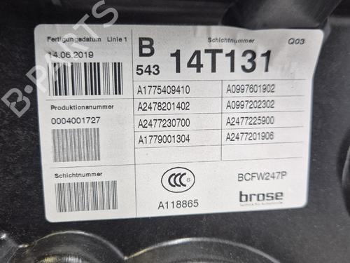 front-left-window-mechanism-mercedes-benz-b-class-sports-tourer-w247-2018-37729127 main image