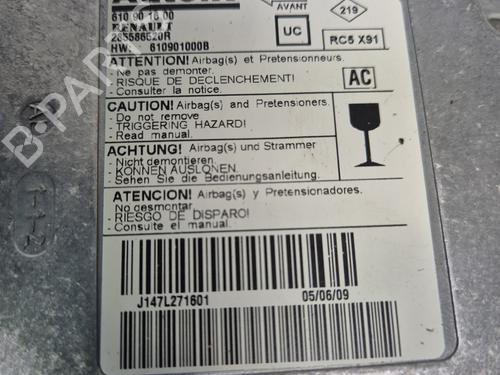 Airbag styreenhed RENAULT LAGUNA III (BT0/1) 2.0 dCi (BT07, BT0J, BT14, BT1A, BT1S) (131 hp) 31029714