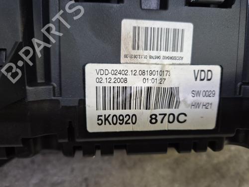 Instrument cluster VW GOLF VI (5K1)  | BP29644018C47 