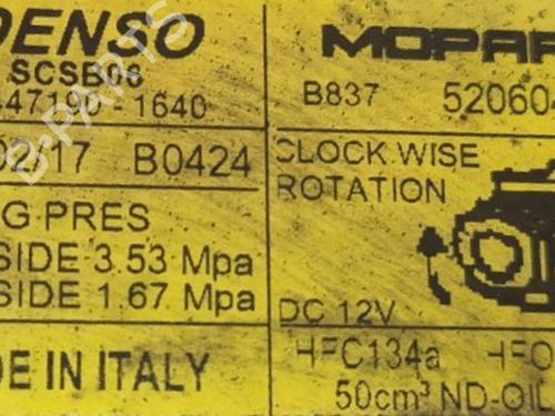 AC compressor FIAT 500 (312_) 1.2 (312AXA1A) | BP30501522M34  - Image 6