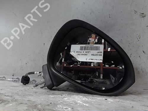 Used Right mirror SEAT LEON (1P1) 2.0 TDI (170 hp) 18140194