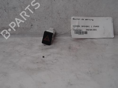 Warning switch NISSAN QASHQAI / QASHQAI +2 I (J10, NJ10, JJ10E) 1.5 dCi | BP15541253I22 